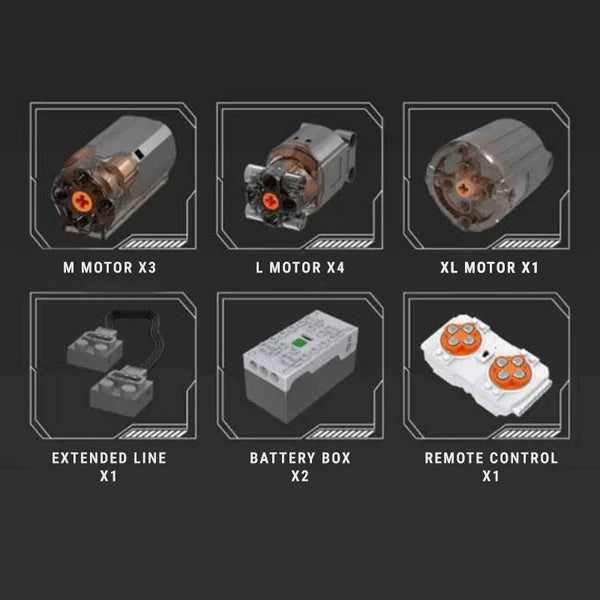 Ferngesteuerter Kran | 3217 Teile