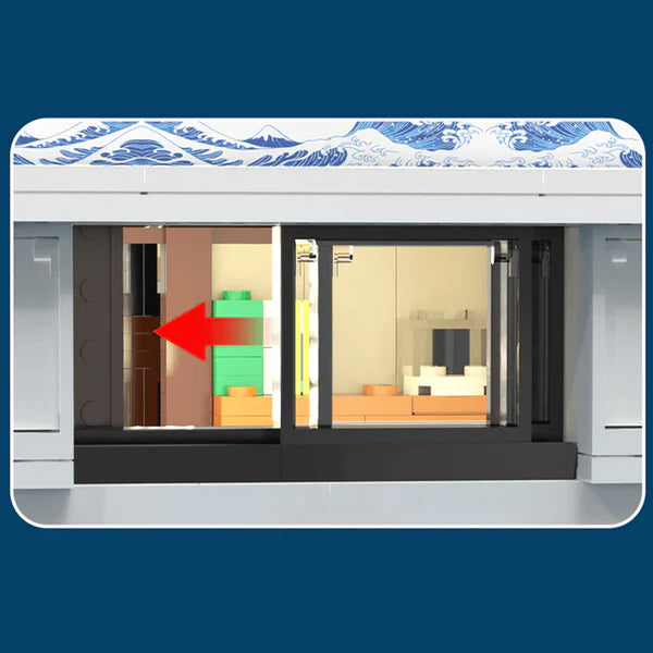 Japanisches Sushi-Restaurant | 1664 Teile