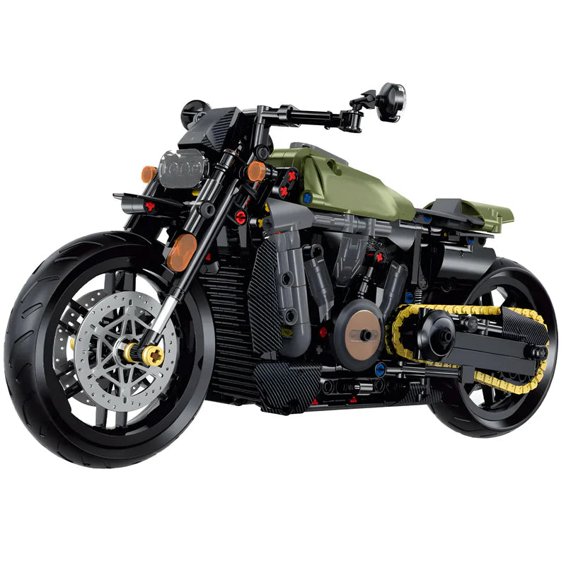 KLASSISCHES AMERIKANISCHES MOTORRAD | 634 TEILE