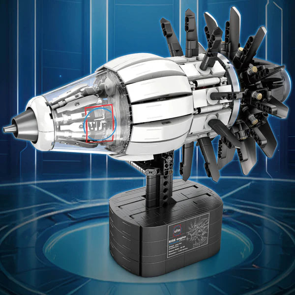 Motorisierter Flugzeugmotor | 1350 Teile