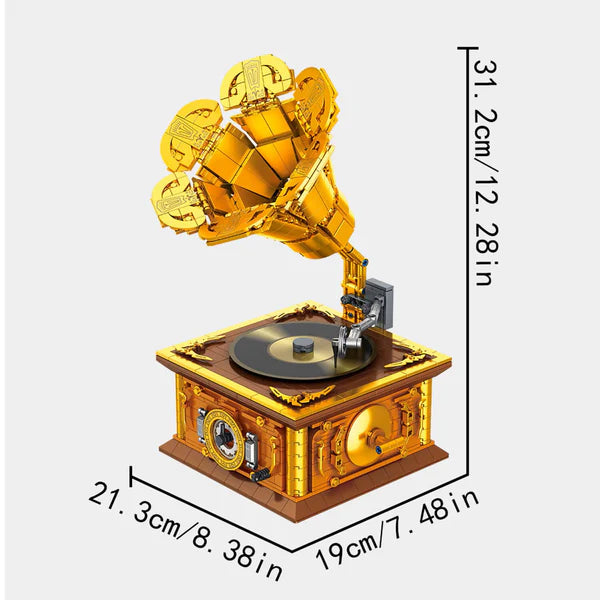 Vintages Goldener Grammophon | 1111 Teile