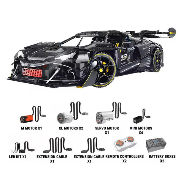 DAS ULTIMATIVE TRACK-BUILT DEUTSCHE SUPERCAR | 3728 TEILE