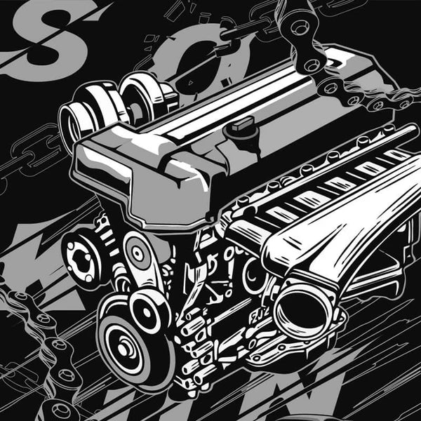 Einzel-Turbo Japanischer Reihensechszylinder | 973 Teile