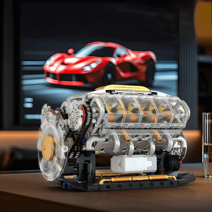 Motorisierter V8-Motor | 692 Teile