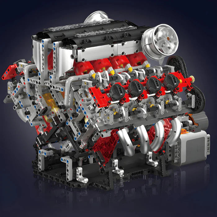 Motorisierter Italienischer V8-Motor | 2717 Teile
