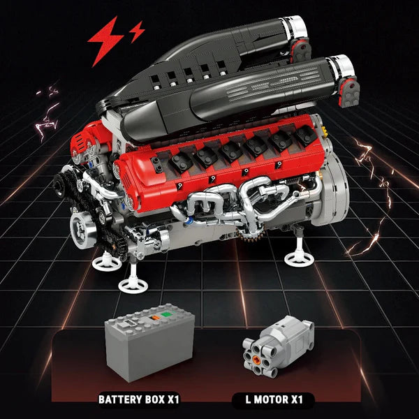 Legendärer „Prancing Horse“ V12-Motor | 1239 Teile