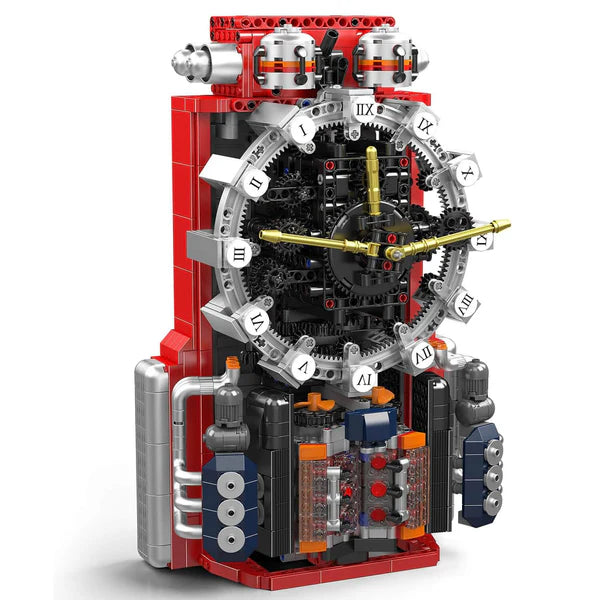 Motorisierte Cyberpunk Mechanische Uhr | 1600 Teile
