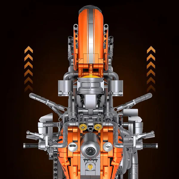 Orange Flamme Heavy-Duty | 2391 Teile