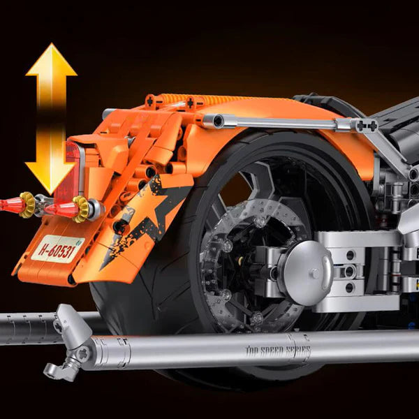 Orange Flamme Heavy-Duty | 2391 Teile