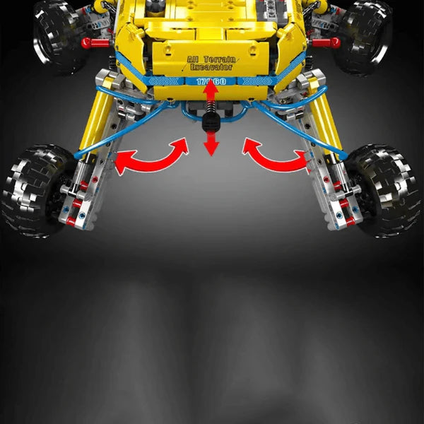 Pneumatischer Geländebagger | 1391 Teile