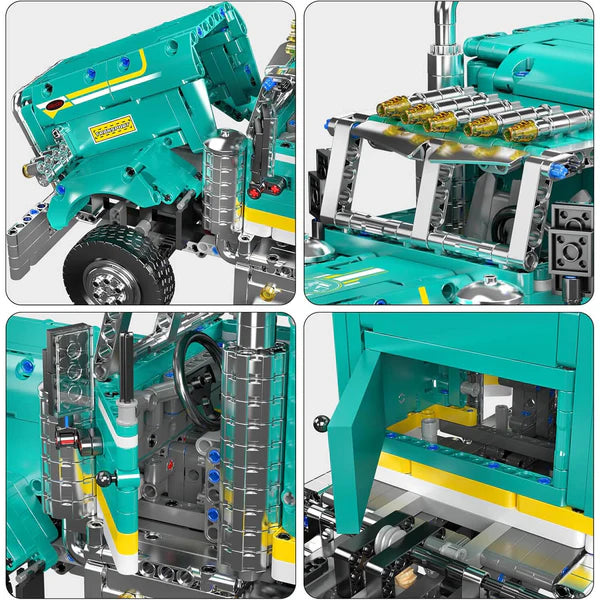 Ferngesteuerter amerikanischer Truck | 2063 Teile