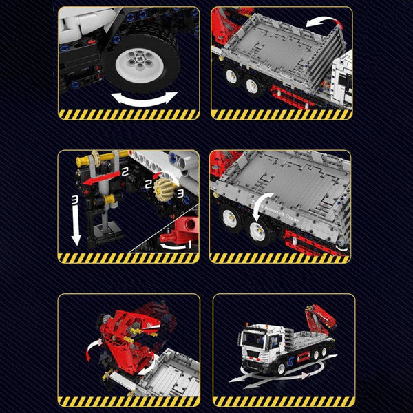 Ferngesteuerter Kranwagen | 2529 Teile