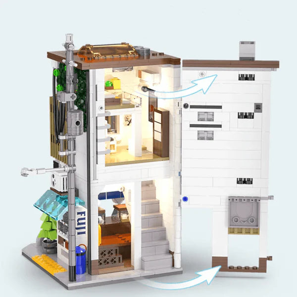 Japanisches Dampfbun-Haus | 1107 Teile