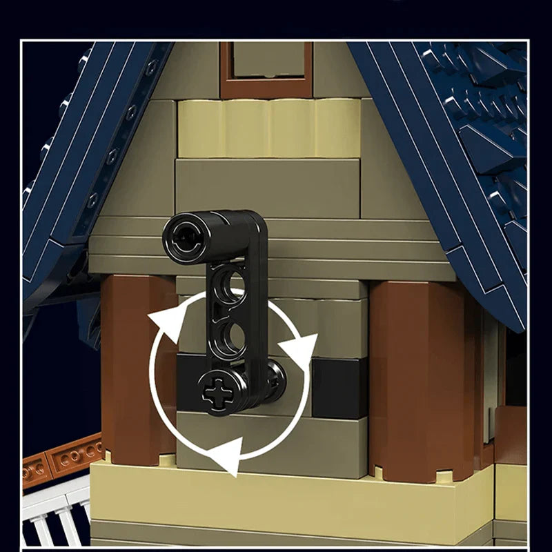 MITTELALTERLICHE WINDMÜHLE | 1583 TEILE