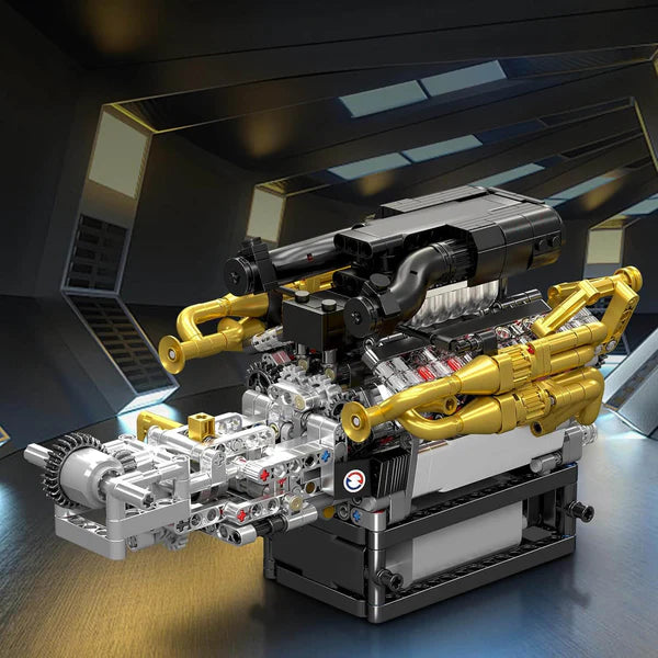 6,5L Natürlich Angesaugter V12 Britischer Motor | 973 Teile