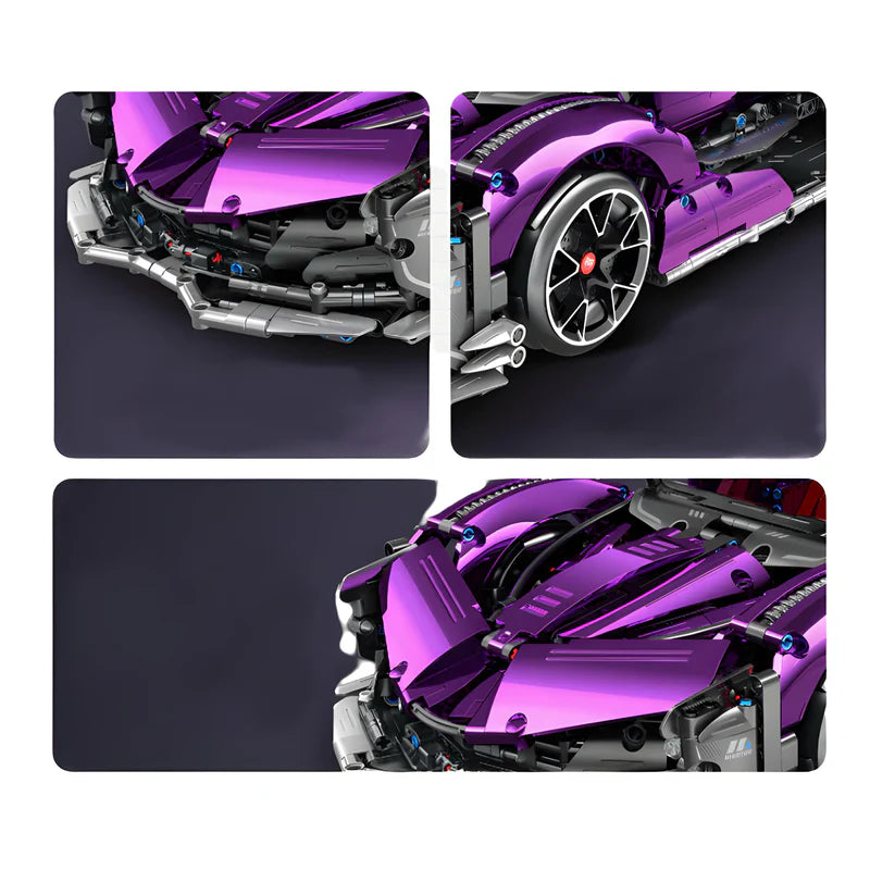 CHROME EDITION DRIFTING HYPERCAR | 2444 TEILE
