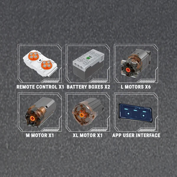Schwerer Kettenbagger | 3194 Teile