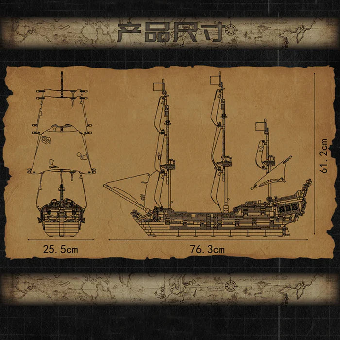 DAS SCHATTENSCHIFF | 2867 TEILE