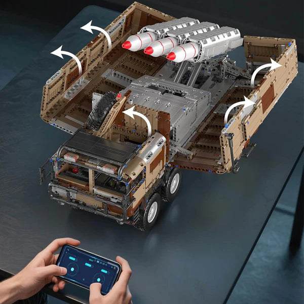 Wüstentarnung Raketenwerfer-Truck | 3593 Teile