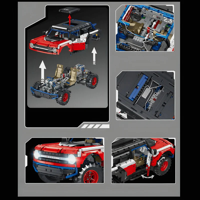 FERNGESTEUERTER AMERIKANISCHER OFF-ROADER | 2918 TEILE