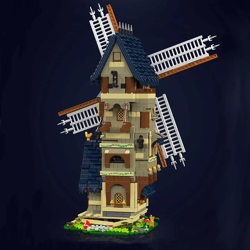 MITTELALTERLICHE WINDMÜHLE | 1583 TEILE