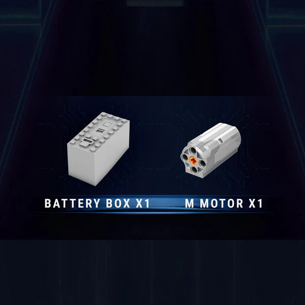 Motorisierter Flugzeugmotor | 1350 Teile