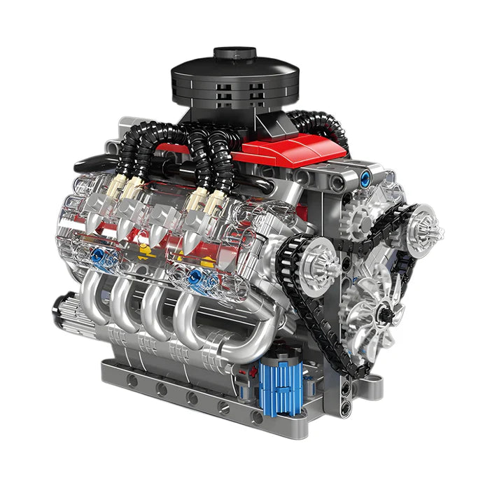 Motorisierter Flat-6-Motor | 2376 Teile