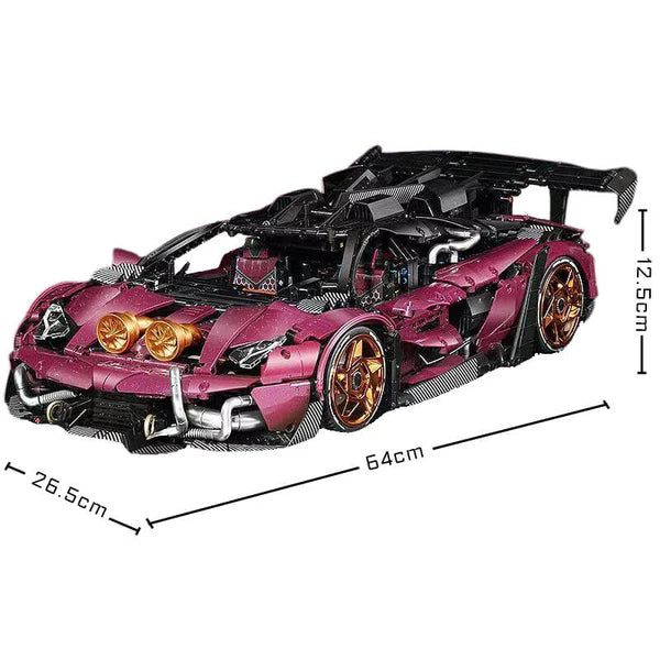 DAS ULTIMATIVE TURBOLADENDE ITALIENISCHE HYPERCAR | 3949 TEILE