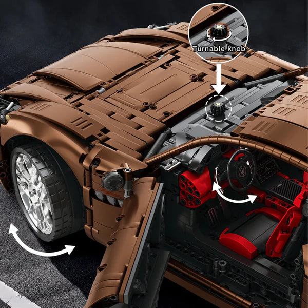 BRONZE MASERATI GRANTURISMO | 5479 TEILE