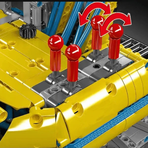 Pneumatischer Geländebagger | 1391 Teile