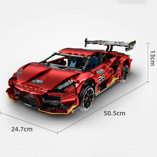 DRIFTING SATIN RED HYPERCAR | 2201 TEILE