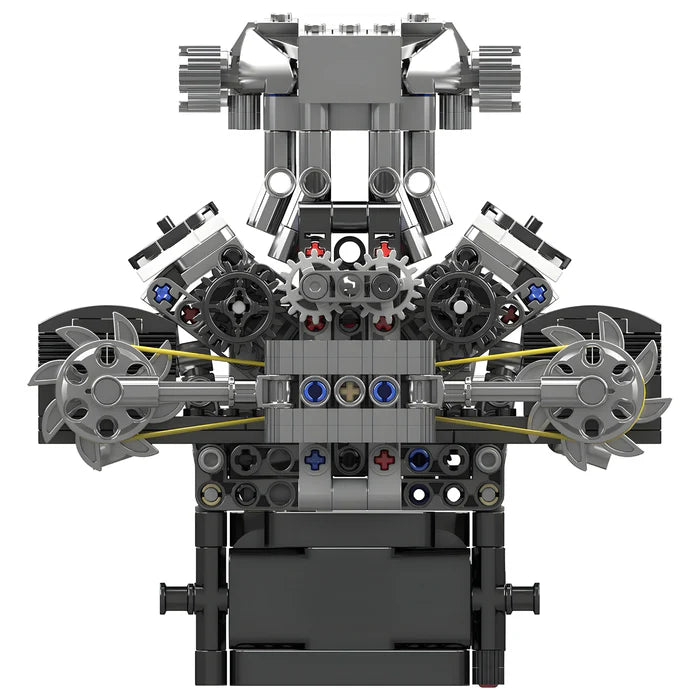 Motorisierter British Supercar V8 Motor | 736 Teile