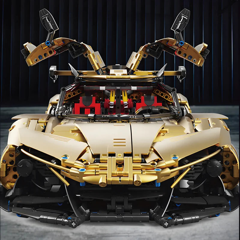 SATIN GOLD "INTENSE EMOTION" HYPERCAR | 3667 TEILE