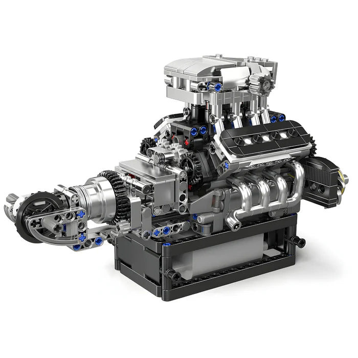 Motorisierter British Supercar V8 Motor | 736 Teile