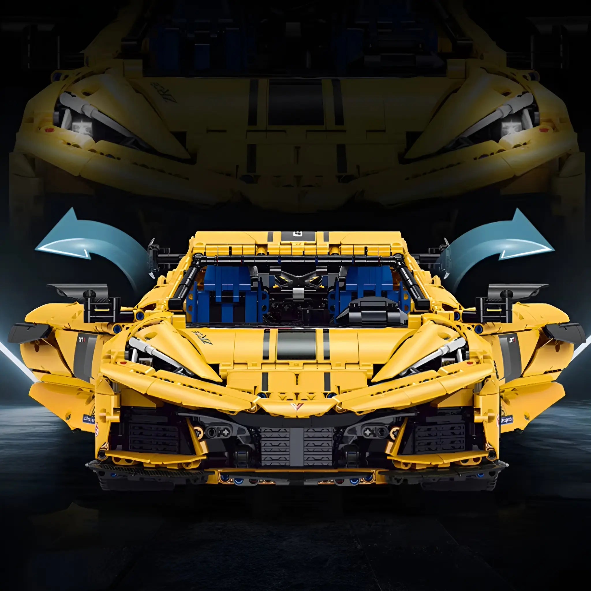 CORVETTE MIT FERNSTEUERUNG | 3778 TEILE