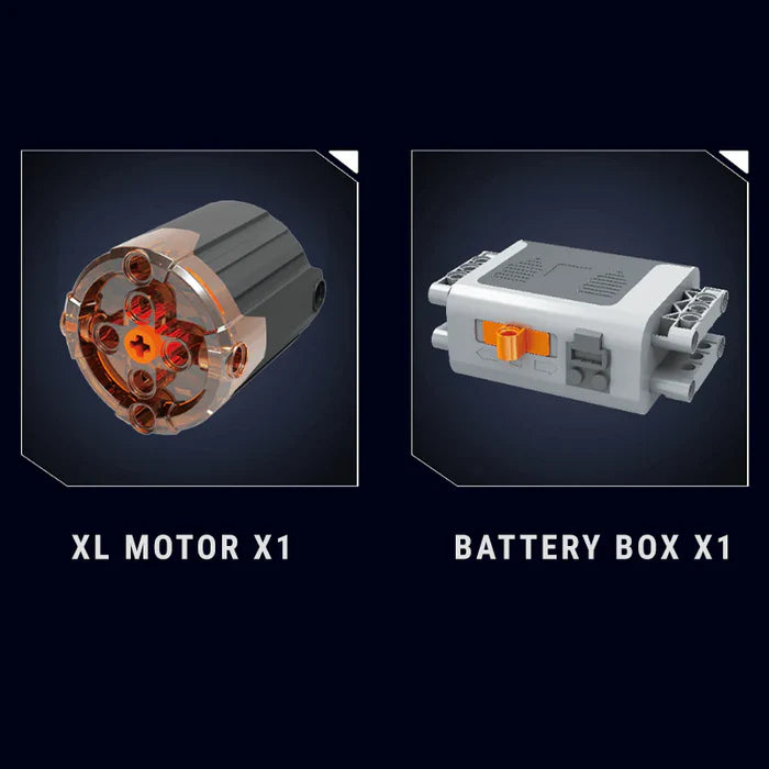Motorisierter Italienischer V8-Motor | 2717 Teile