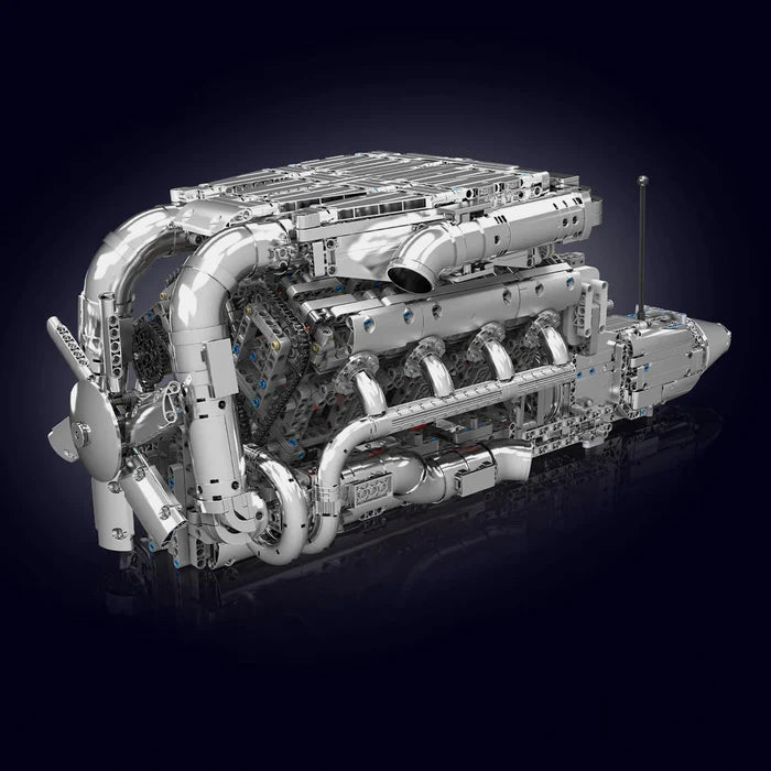 Ultimativer Chrom 5.5L V8-Motor & Getriebe | 2898 Teile