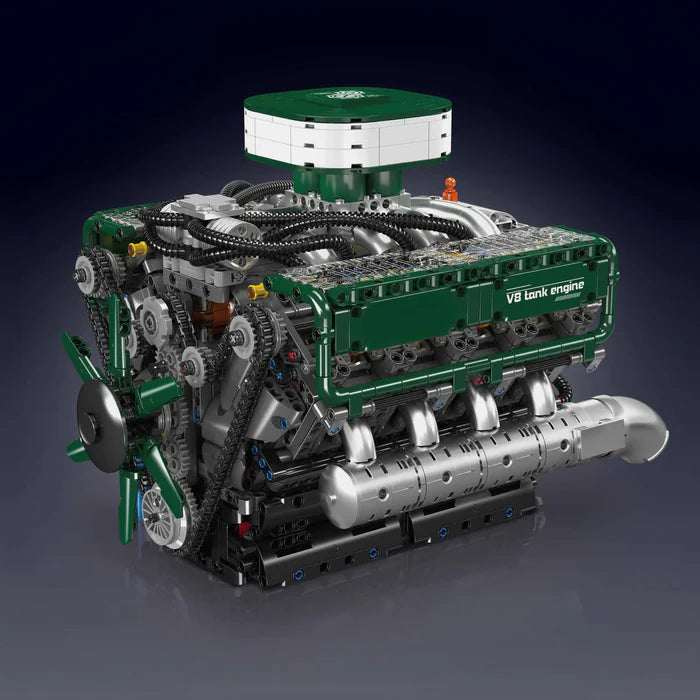 Motorisierter V8-Panzer-Motor | 2250 Teile