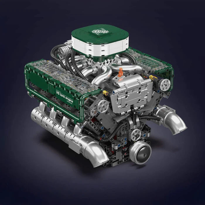 Motorisierter V8-Panzer-Motor | 2250 Teile