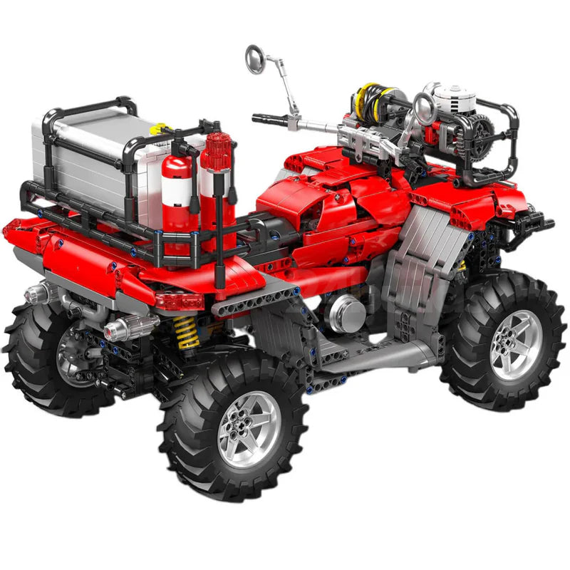 FERNSTEUERBARES FEUERWEHR-RETTUNGS-ATV | 2102 TEILE