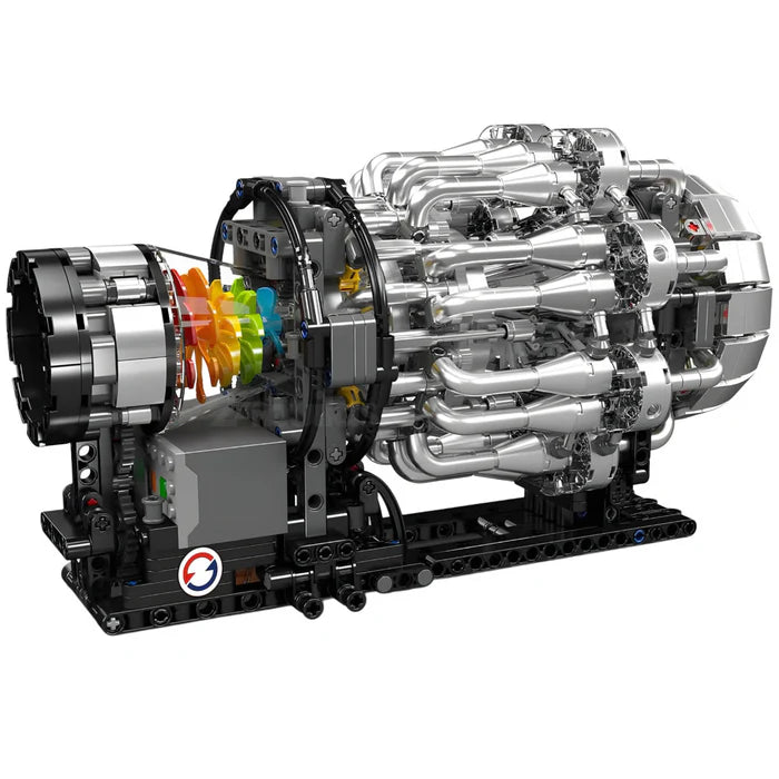Motorisierter Turbojet-Triebwerk | 1214 Teile