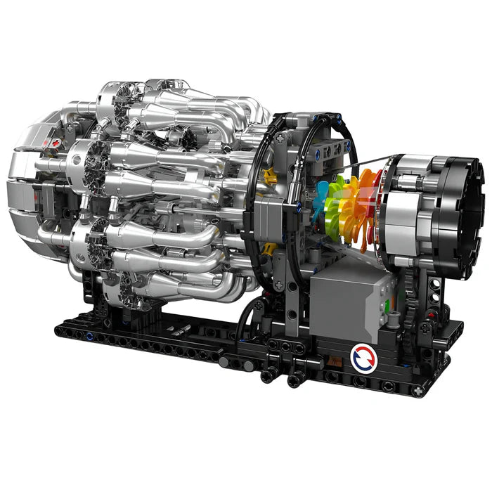 Motorisierter Turbojet-Triebwerk | 1214 Teile