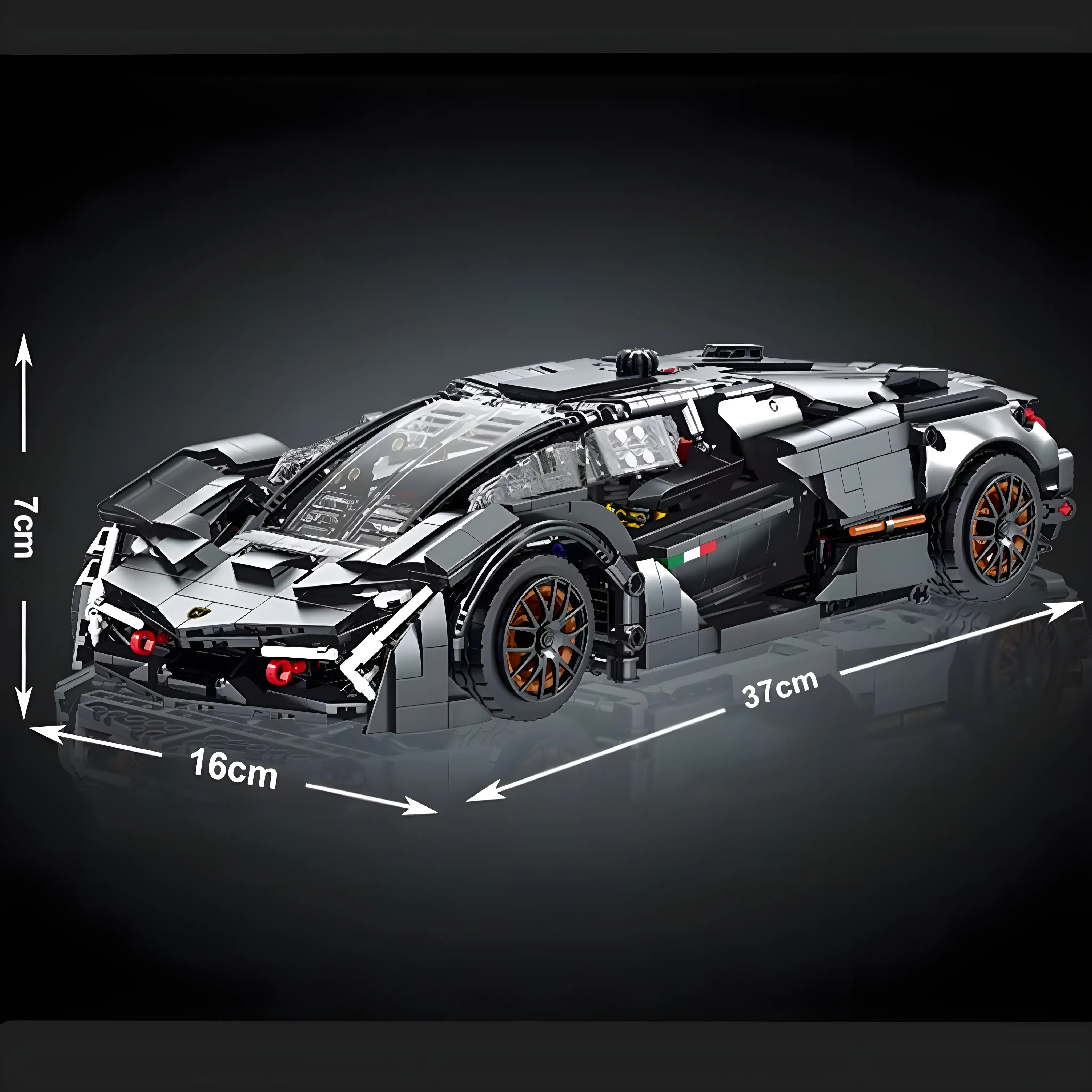 Lamborghini Terzo Millenio, 3358 Teile