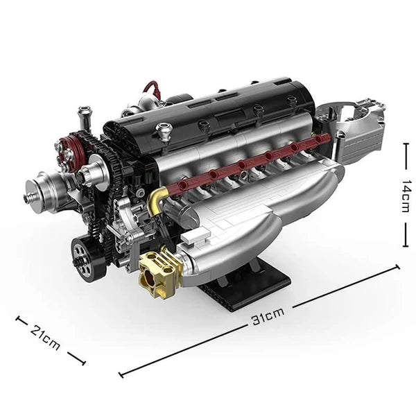 Einzel-Turbo Japanischer Reihensechszylinder | 973 Teile