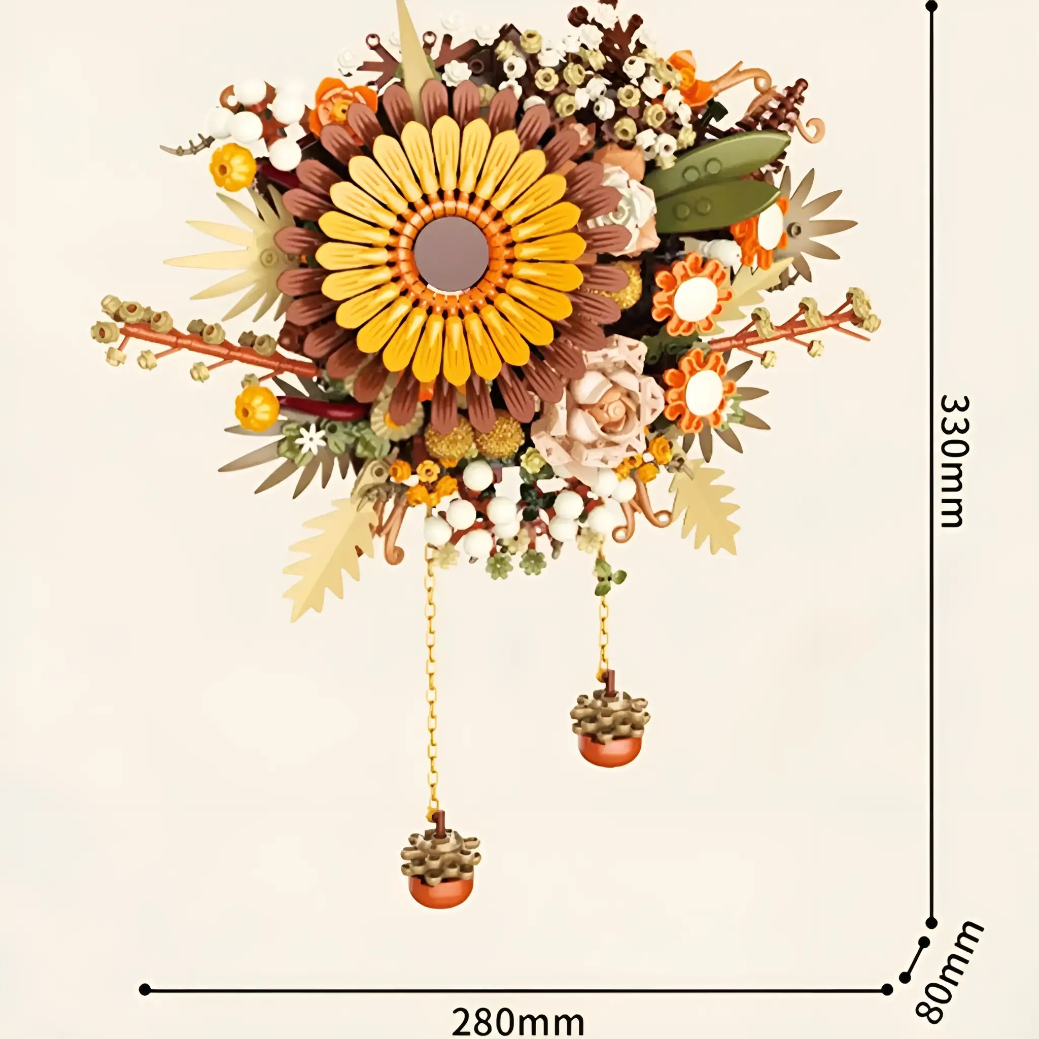 WANDSONNENBLUMEN | 1288 TEILE