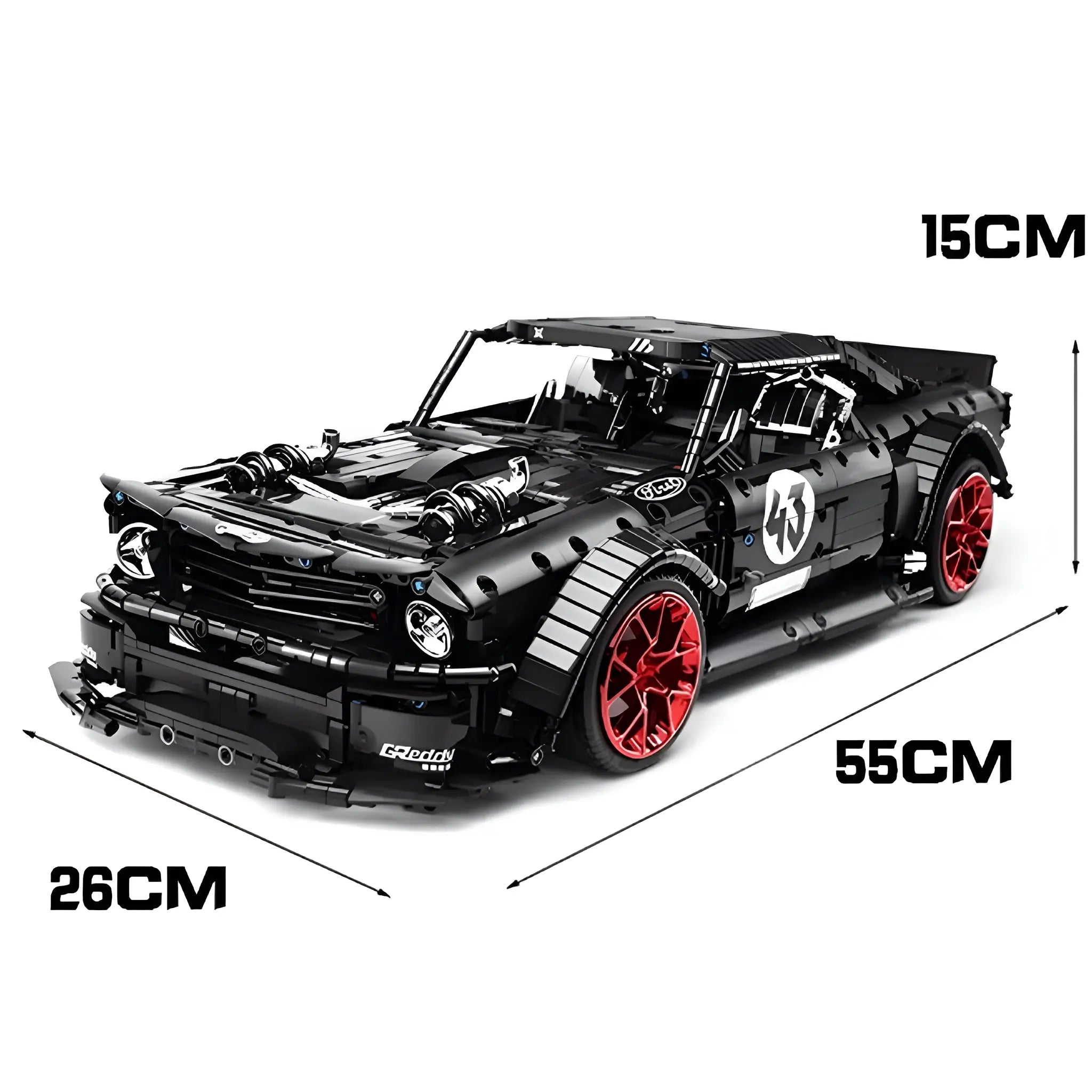 FORD MUSTANG RTR HOONICORN V2 MIT FERNSTEUERUNG | 3201 TEILE