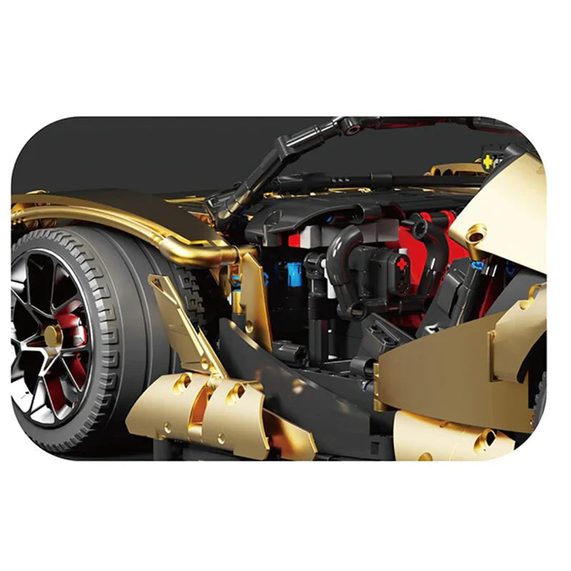 SATIN GOLD "INTENSE EMOTION" HYPERCAR | 3667 TEILE