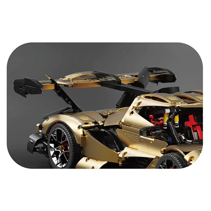 SATIN GOLD "INTENSE EMOTION" HYPERCAR | 3667 TEILE