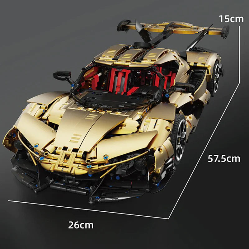 SATIN GOLD "INTENSE EMOTION" HYPERCAR | 3667 TEILE