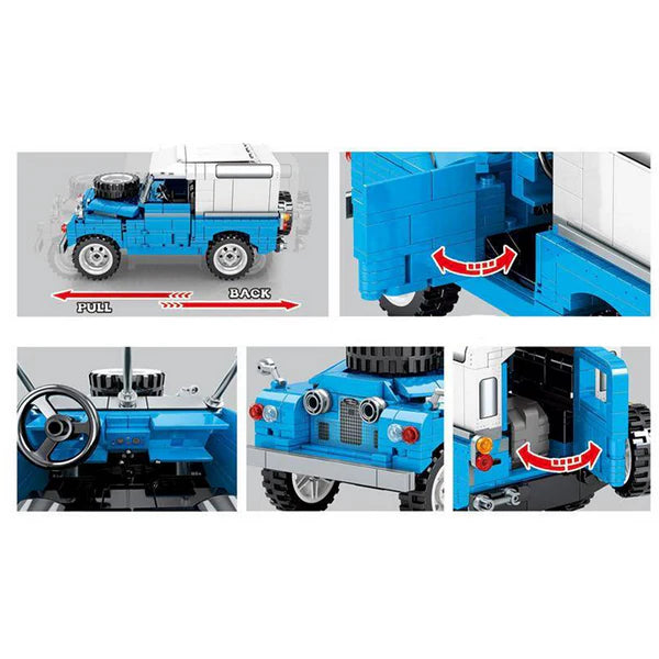 Klassischer Britischer Offroader | 730 Teile